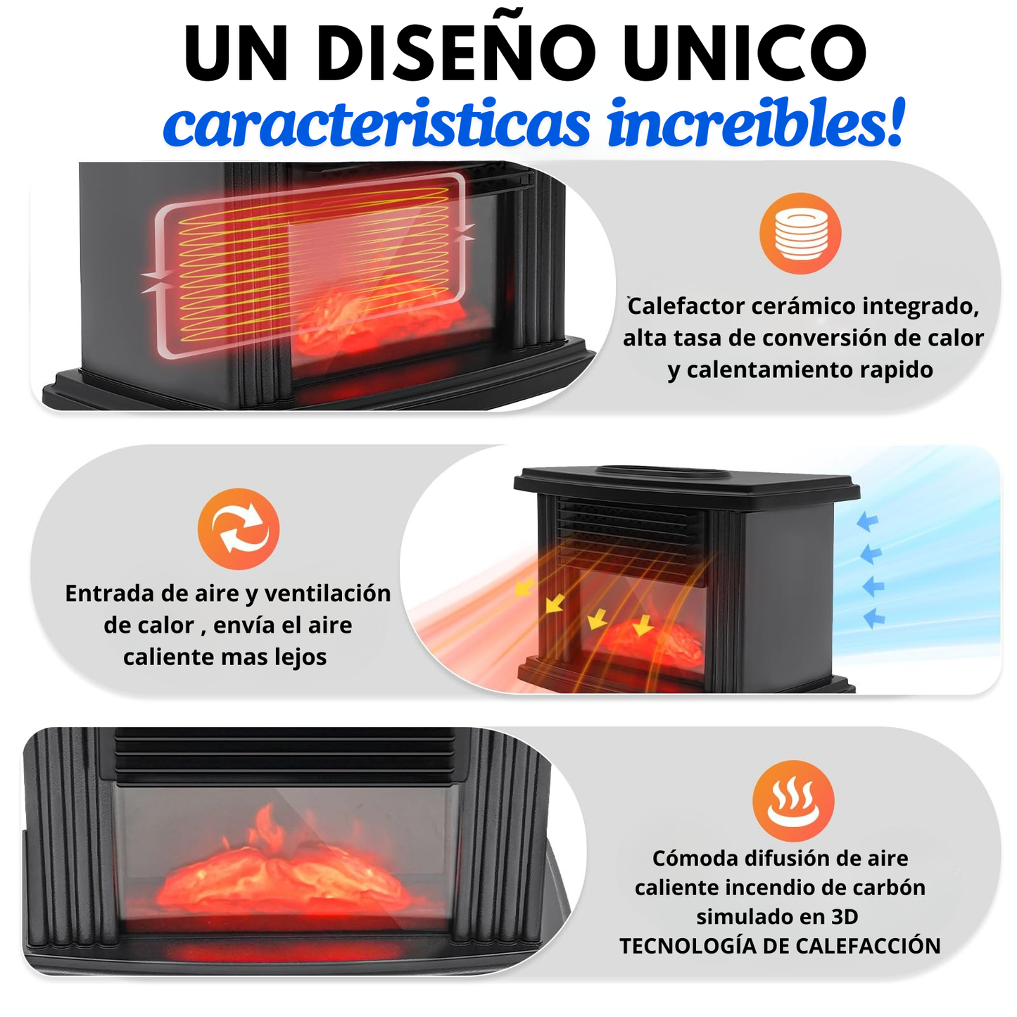 Calentex™ Chimenea Portátil